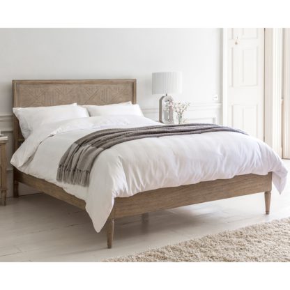 An Image of Modesto Wooden Bed Frame Natural