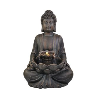 An Image of Buddha Garden Water Feature with LEDs