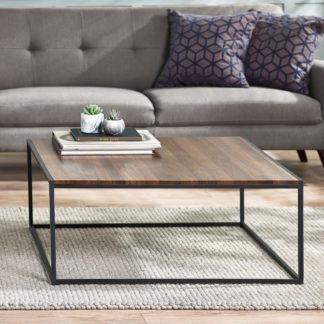 An Image of Tribeca Square Coffee Table, Walnut Walnut