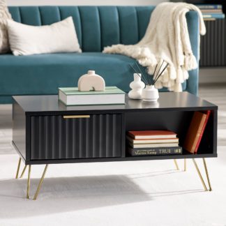 An Image of Murano Coffee Table Matt Black