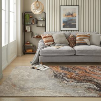 An Image of Amara Soft Plush Rug Grey