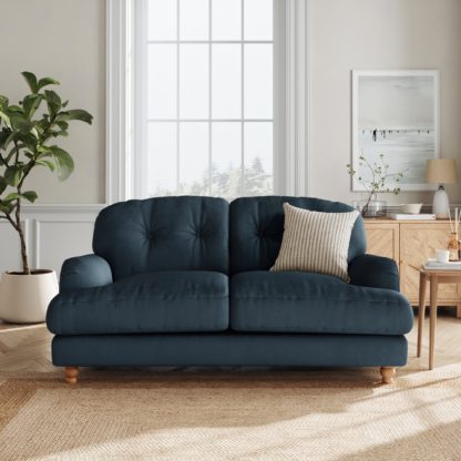 a4e806654e1b9271da960ca3f0e3a04be0eb29e3537c4ebb4df2d8d0b46280d0.jpg An Image of Martha Matte Plush Velvet 2 Seater Sofa Matte Plush Velvet Orange Umber