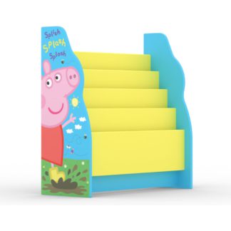 An Image of Peppa Pig – Sling Bookcase - Multi-Coloured – Fabric/Wood