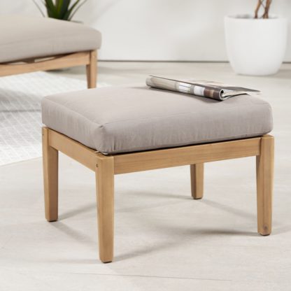 An Image of Malta Footstool Natural