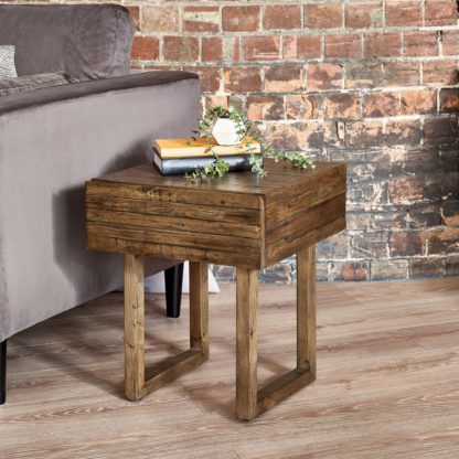 An Image of Woburn 1 Drawer Lamp Table Brown