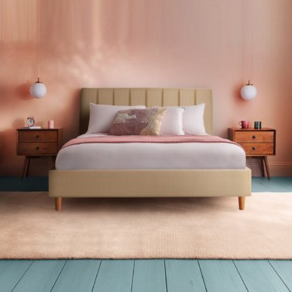 An Image of Silentnight Octavia Bed Frame, Woven Whisper