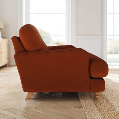 c6d621b0a88d0fc4637f749361684fc15ce74aedd3060ed2cb6875470587a79a.jpg An Image of Martha Matte Plush Velvet Snuggle Sofa Matte Plush Velvet Olive
