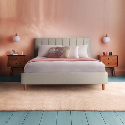 An Image of Silentnight Octavia Bed Frame, Woven Whisper