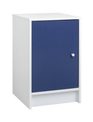 An Image of Argos Home Kids Malibu 1 Door Bedside Table - Blue