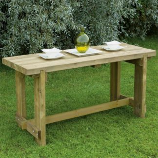 An Image of Forest Garden Refectory Wooden Garden Table - 1.8m