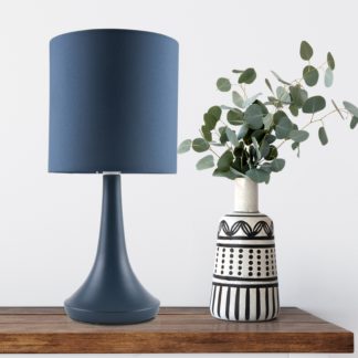An Image of Mia Touch Table Lamp - Blue