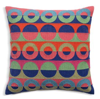 An Image of Habitat 60 Ronda Embroidered Cushion by Margo Selby -43x43cm