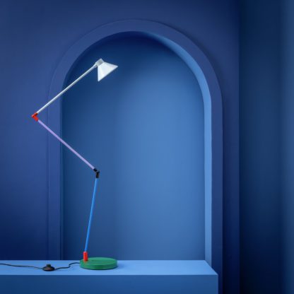 An Image of Habitat 60 Bobby Floor Lamp - Multicoloured