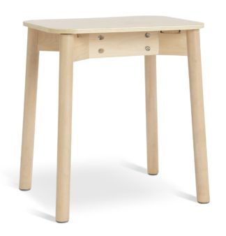 An Image of Habitat 60 Nina Birch Side Table - Natural