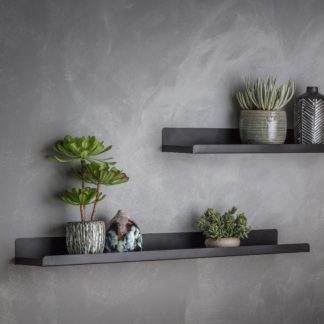 An Image of Maine Large Wall Shelf Black