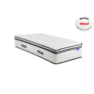 An Image of SleepSoul Space 2000 Pocket Sprung Boxtop Mattress White