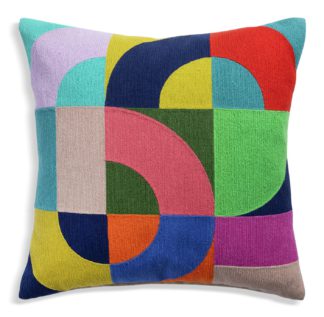 An Image of Habitat 60 Levi Embroidered Cushion by Margo Selby - 43x43cm