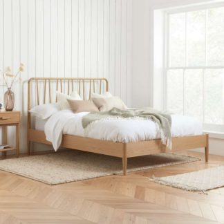 An Image of Jesper Bed Frame, Oak Oak