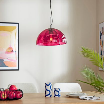 899c4e0831960d8ad17cd488e65f1eaaef9ce3688149a06239ac2220f9e85a31.jpg An Image of Elements Munro Pendant Light Pink