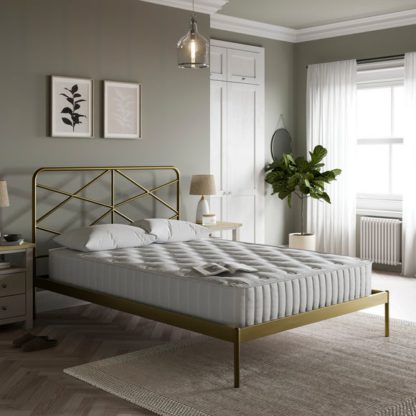 1dfb7930be154b9359af484d7e1666892f96434071645593b8a6a48c9584f3cd.jpg An Image of Lizzy Metal Bed Frame