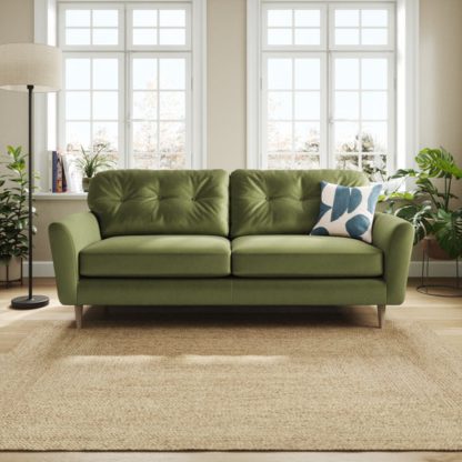 2af6a76340ee7e5a885a3e5a4c74cad946c8031cec285858a92586352c7a30c1.jpg An Image of Sven Opulent Velvet 4 Seater Sofa
