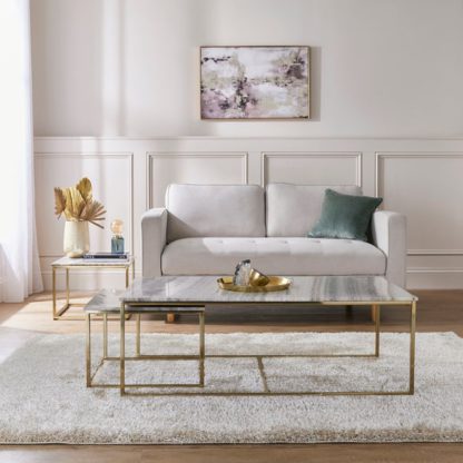7c6e5e0bb79b108593c8f46a4dbc2ff8d2334a010053819585619c7926751c6b.jpg An Image of Edie Nest of 3 Coffee Tables, Real Marble