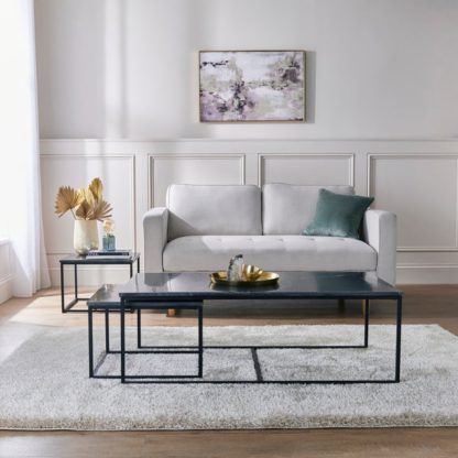 8675510adde72431b3e9528e9432a9ae257c381f6c826549e146790e3610f2e8.jpg An Image of Edie Nest of 3 Coffee Tables, Real Marble