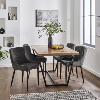94b1f5fa46e20eacfa0dcc9ea0889fe5f9c6010c86ebdc7aff7d158f34188b24.jpg An Image of Montreal Set of 2 Dining Chairs, Velvet