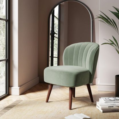 e628748605999478a770781f000de5de62e3b03955ee34c7d6deb85e928033b9.jpg An Image of Colette Velvet Accent Chair