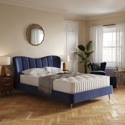 f4dc35d6b82bd1baf8704a288dc7a58ac75f474b9832c54c7c3f6857997ba0cc.jpg An Image of Starla Velvet Bed