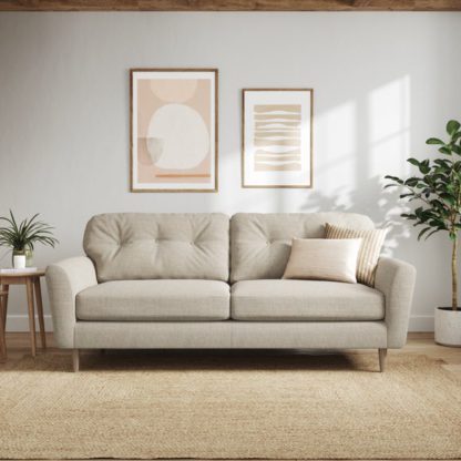 fd93a680c0a28fb7581f569f5b90fb28995bc631de9fe930249ac36768b78a8b.jpg An Image of Sven Chunky Tonal Weave 4 Seater Sofa