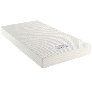 An Image of Capsule – Single – Reflex Foam Student Mattress – White – Fabric/Foam – 3ft - Happy Beds
